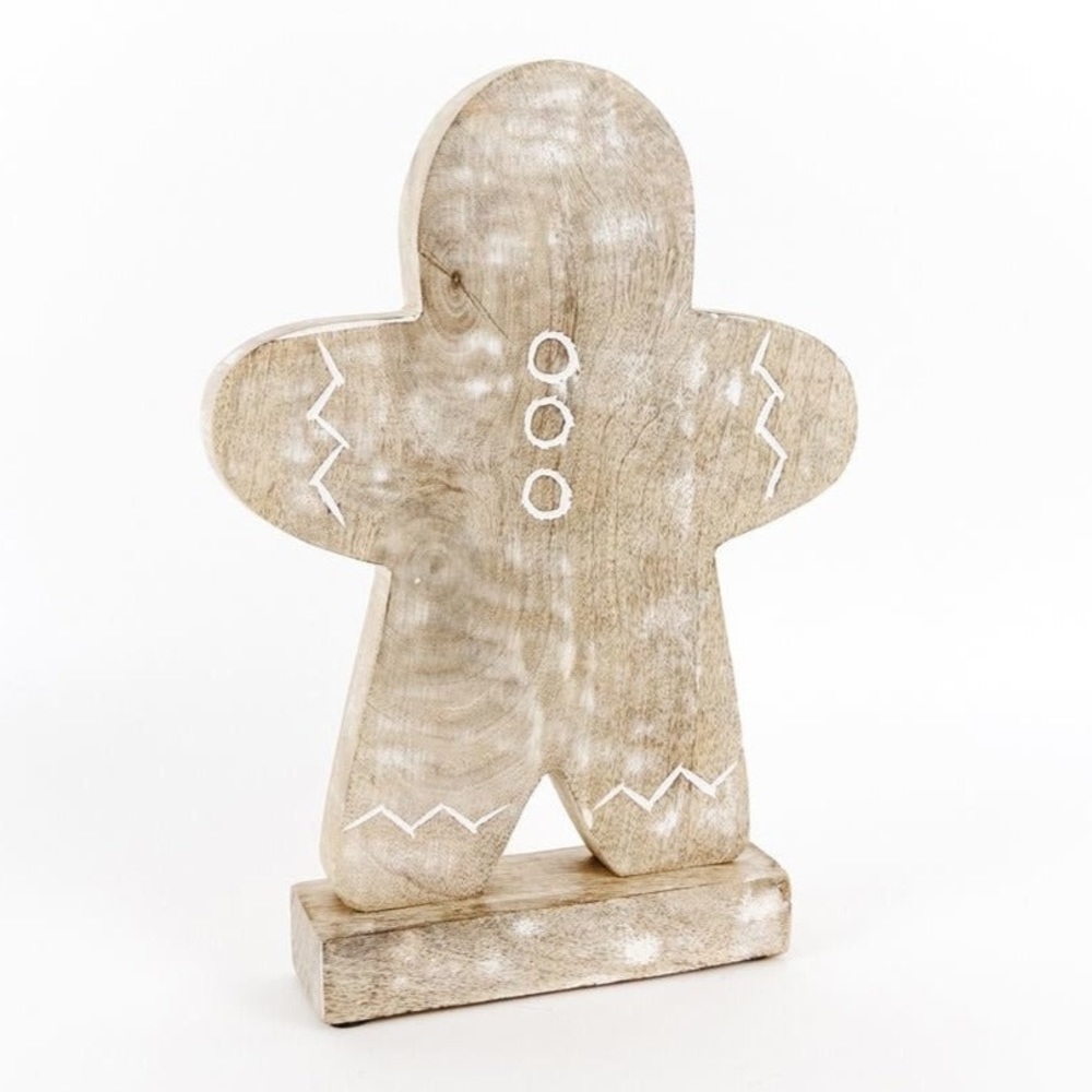 Wood Gingerbread Man - Small - Picture 3 of 3